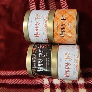 4 mini perfect harvest candles